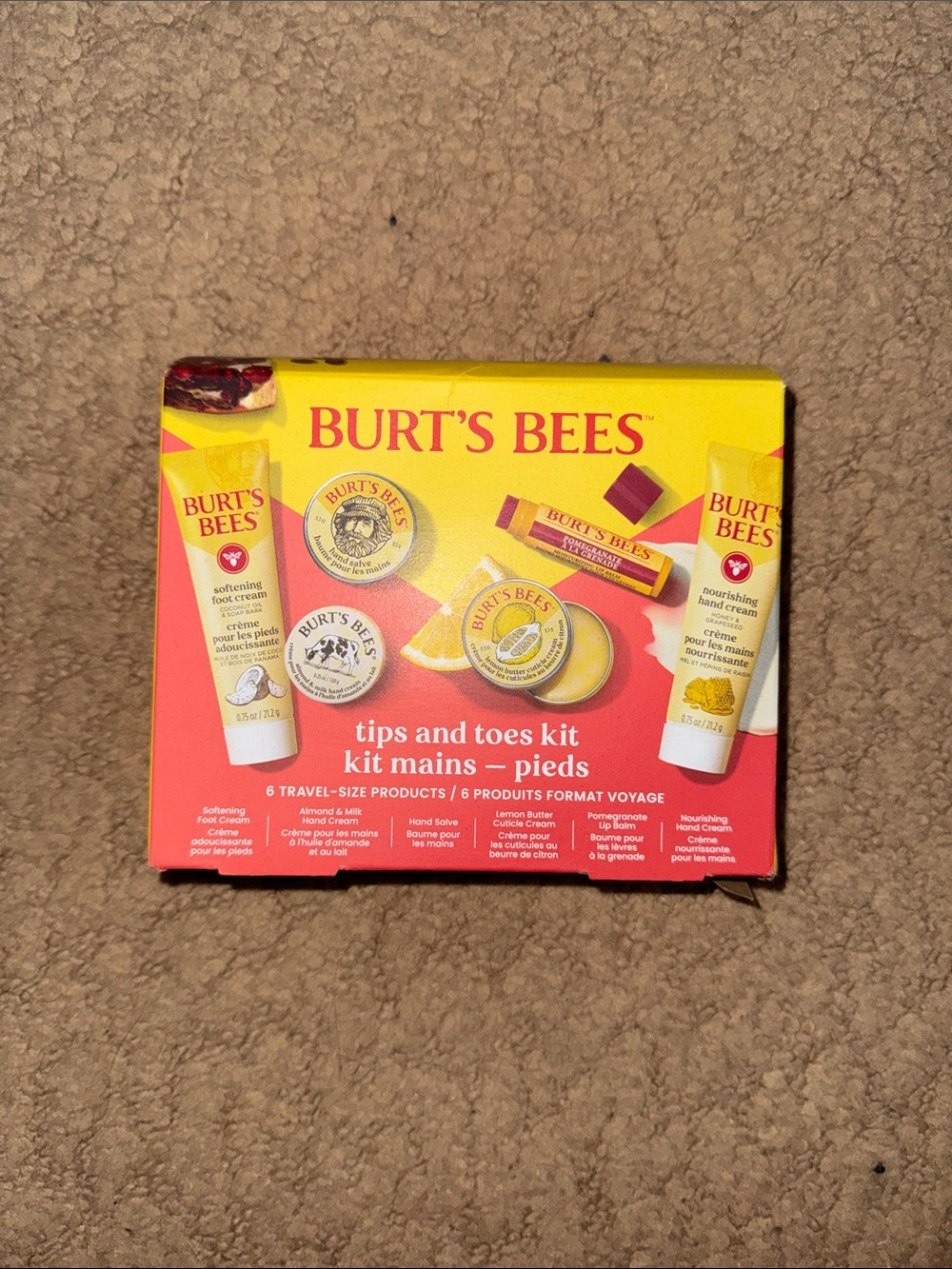 Burt's Bees Tips and Toes Kit